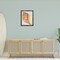 Stupell Industries Tan Conch Shell Floater Framed Canvas Wall Art Design by June Erica Vess
